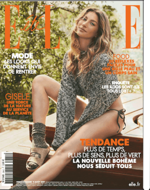 Magazine Elle - couverture du 9 aout 2019